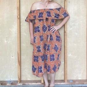 Off the shoulders dress